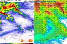 Previsione meteo piogge e nevicate prossimi gironi
