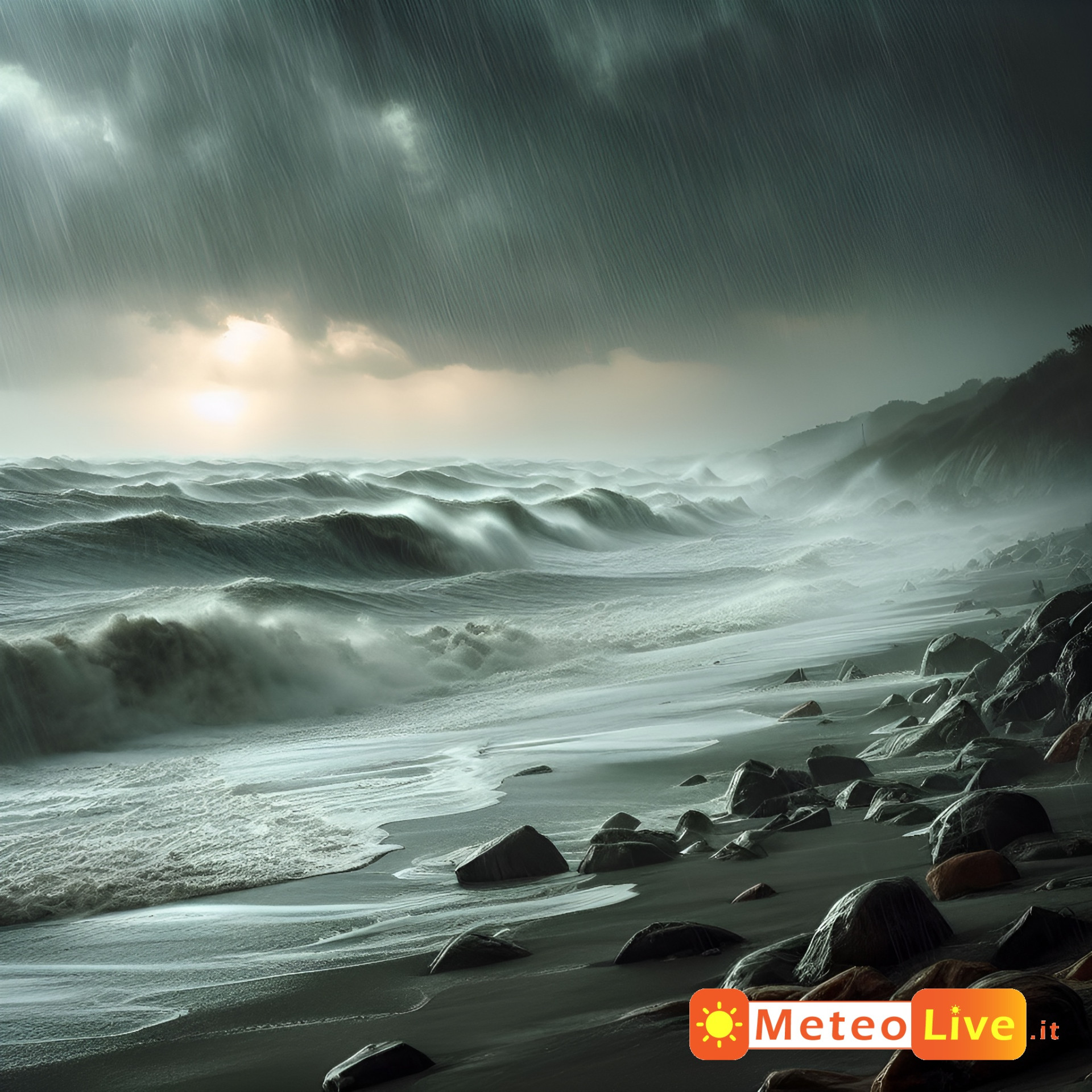 Allerta meteo: forti venti e mareggiate previste tra giovedì e venerdì Allerta meteo: forti venti e mareggiate previste tra giovedì e venerdì