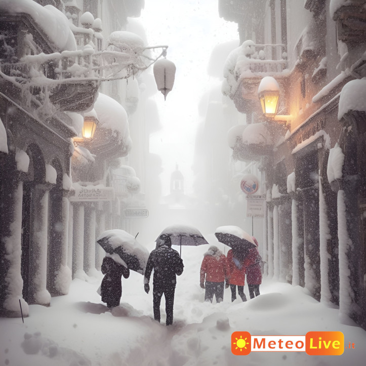 NEVE inaspettata ad inizio settimana, ecco dove