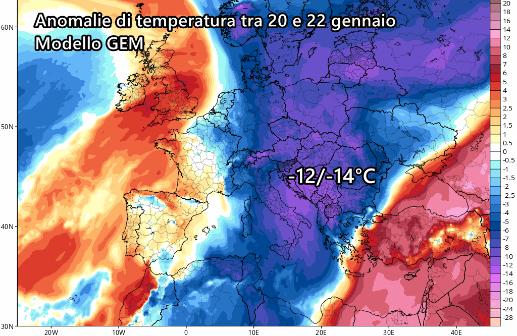 Ondata di freddo intenso e neve nel prossimo week-end? Ondata di freddo intenso e neve nel prossimo week-end?