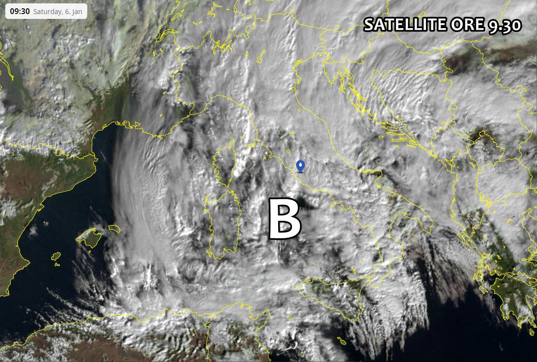 Meteo: Epifania piena di maltempo, tutta Italia avvolta da nubi Meteo: Epifania piena di maltempo, tutta Italia avvolta da nubi