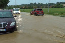 Piogge forti e allagamenti