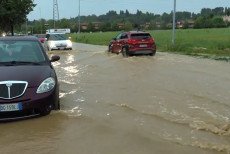 Piogge forti e allagamenti