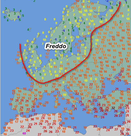 Fa ancora FREDDO su alcuni settori dell’Europa Fa ancora FREDDO su alcuni settori dell’Europa