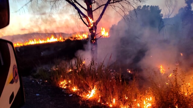 Rischio INCENDI in Italia nella giornata odierna
