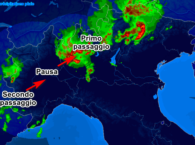 Il primo passaggio temporalesco è andato a meta! Si organizza un secondo passaggio… Il primo passaggio temporalesco è andato a meta! Si organizza un secondo passaggio…