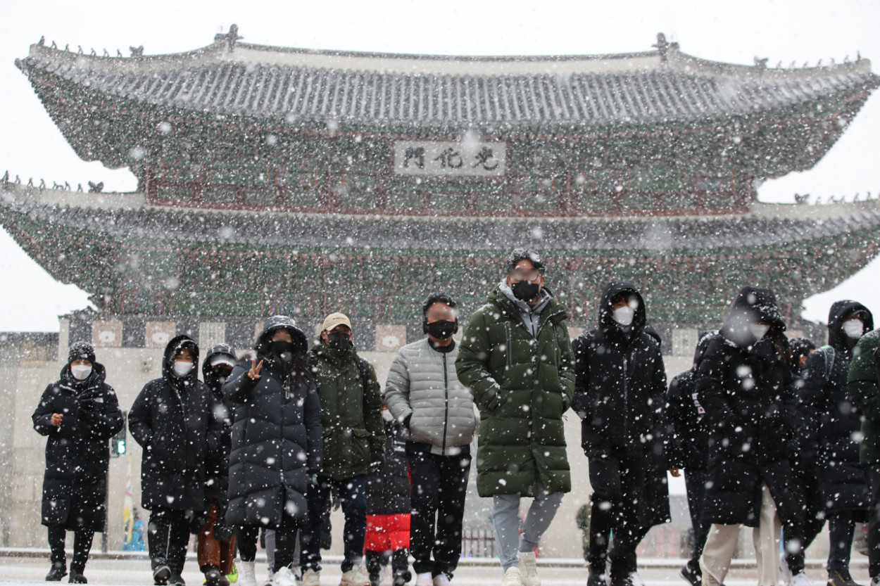 Corea del sud: NEVICATE storiche, mai così dal 1972 (VIDEO)