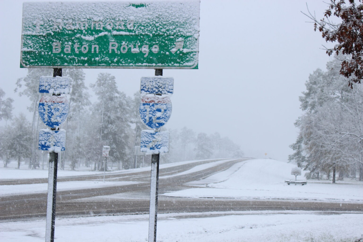 ECCEZIONALE NEVICATA sul Golfo del Messico: il LIVE dalla Louisiana ECCEZIONALE NEVICATA sul Golfo del Messico: il LIVE dalla Louisiana