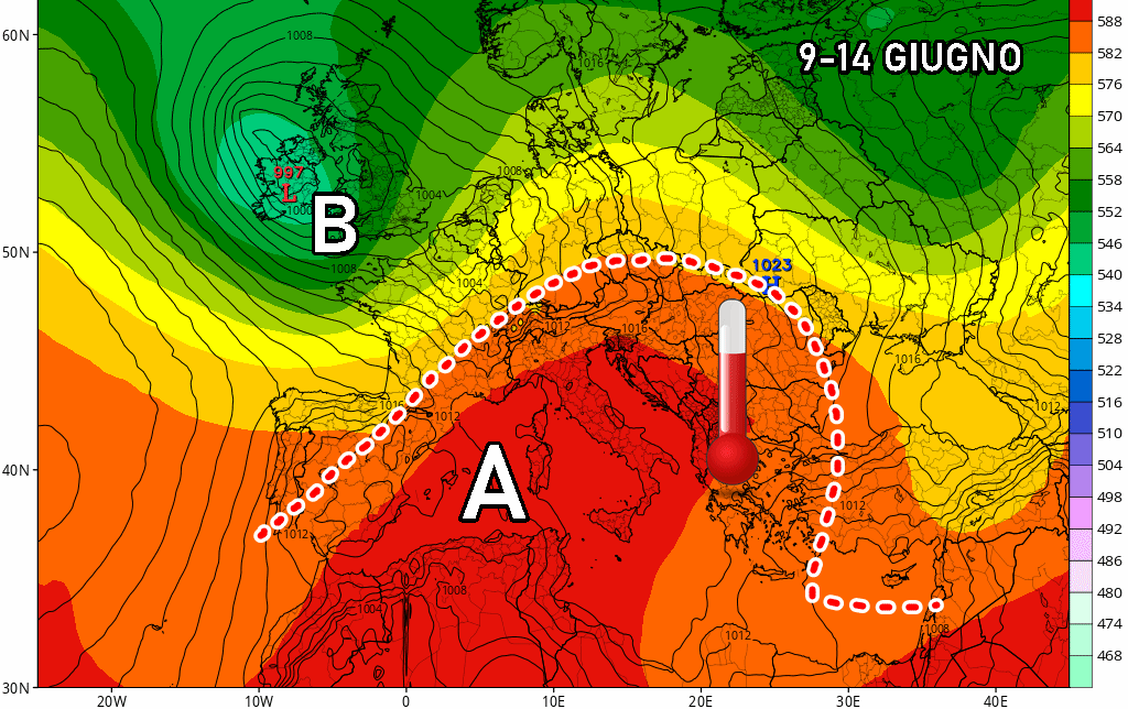 Meteo: il CALDO farà sul serio, si puntano i 40°C Meteo: il CALDO farà sul serio, si puntano i 40°C