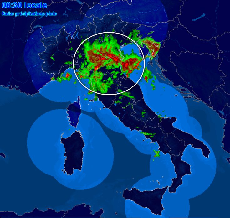 Maltempo severo in atto: ecco dove