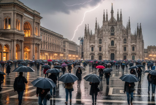 Temporale a Milano!