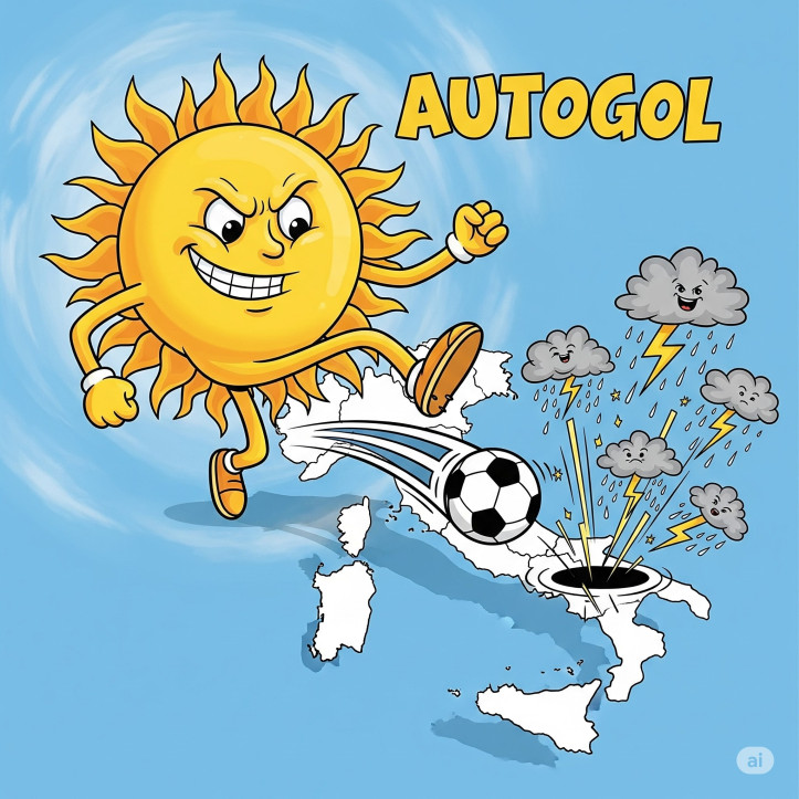 L’anticiclone fa autogol: l’estate cambia volto con l’arrivo dei temporali
