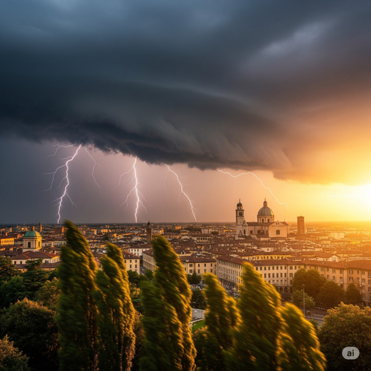 Si cambia ai primi di Giugno: CALDO in attenuazione e TEMPORALI Temporale in arrivo