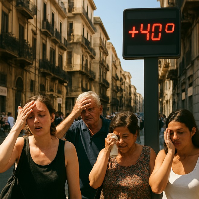 40°C: ecco dove si raggiungerà il picco di CALDO 40°C: ecco dove si raggiungerà il picco di CALDO