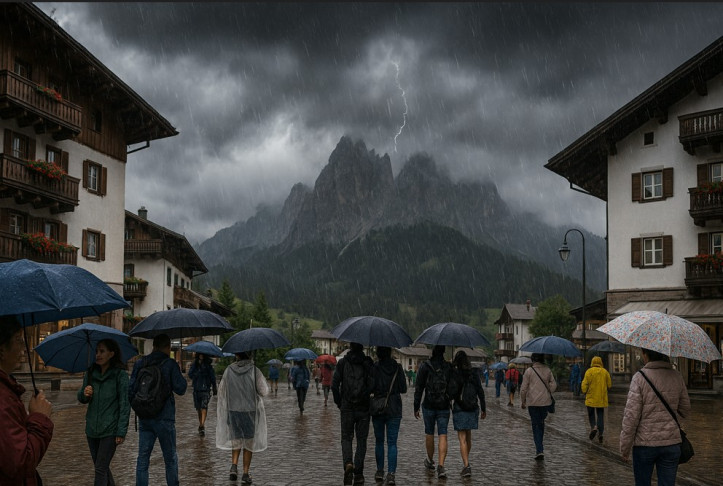 METEO e TURISMO: le aree colpite dai temporali dopo Ferragosto