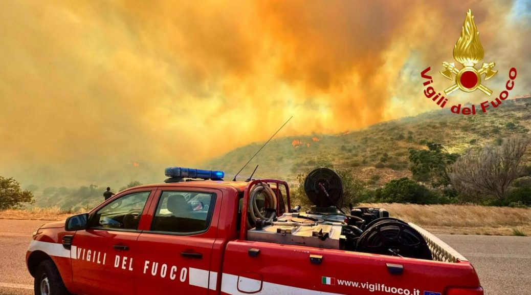 INCENDI: Il maestrale tornerà a far paura da domenica, ecco dove