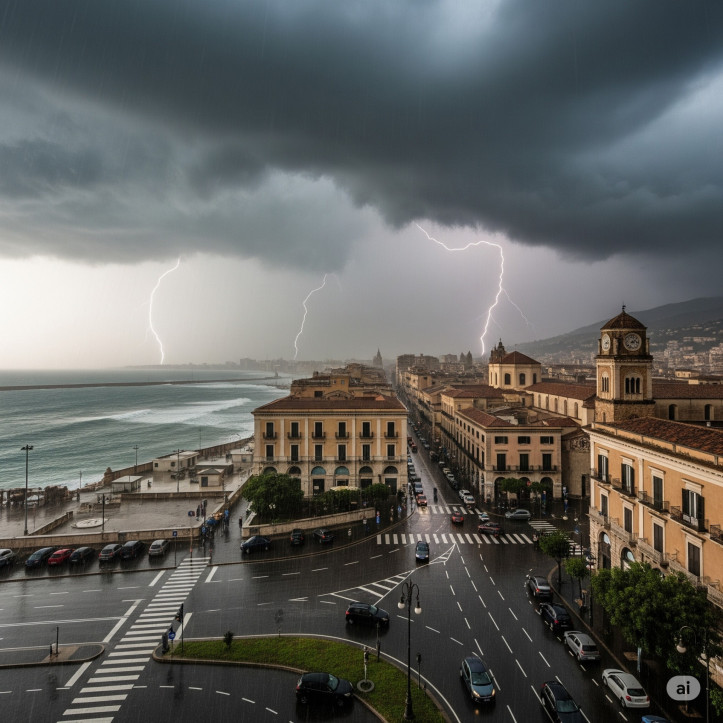 Pessima partenza di settimana, LUNEDI’ 13 pieno di PIOGGIA