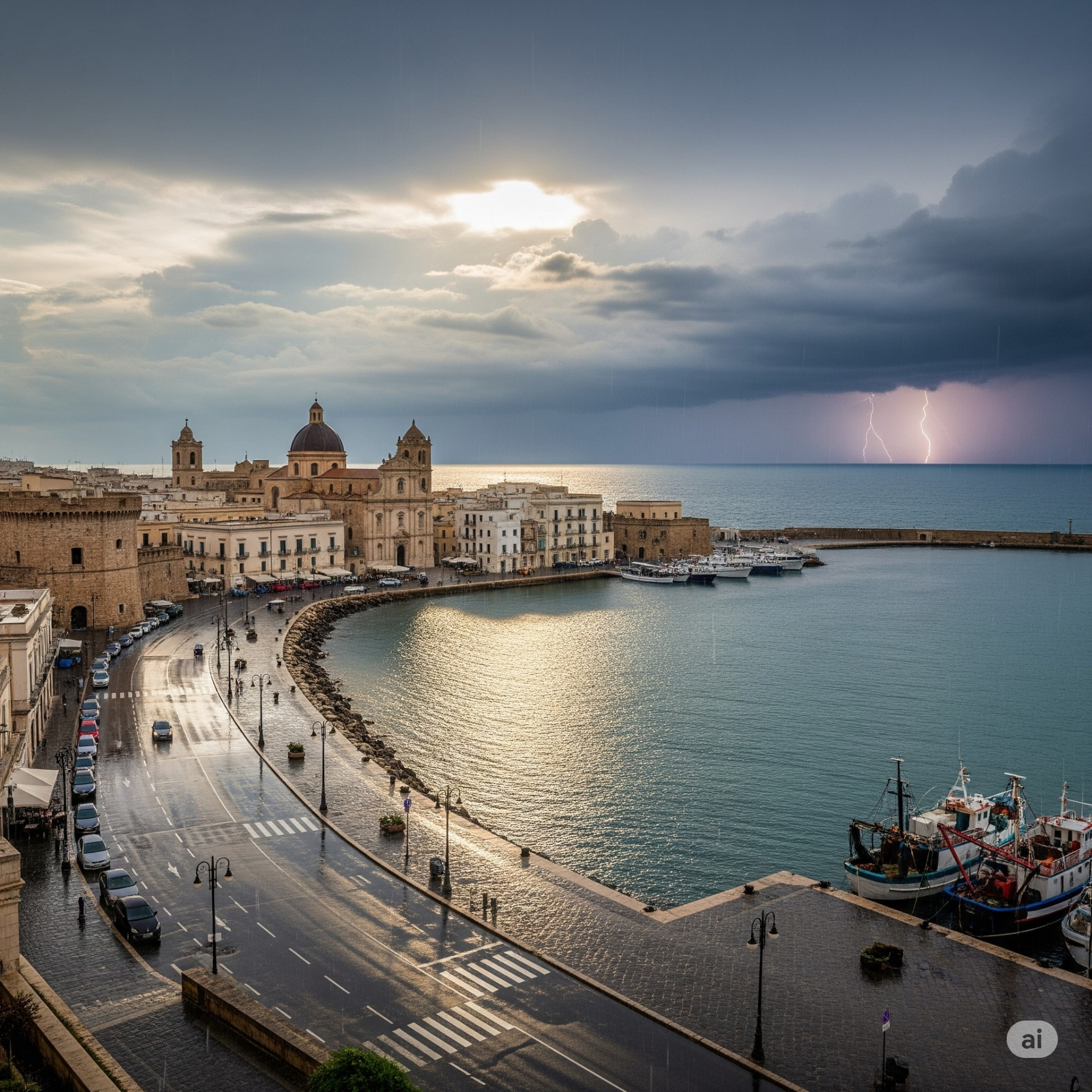 TEMPORALI in atto su Salento ed Irpinia TEMPORALI in atto su Salento ed Irpinia