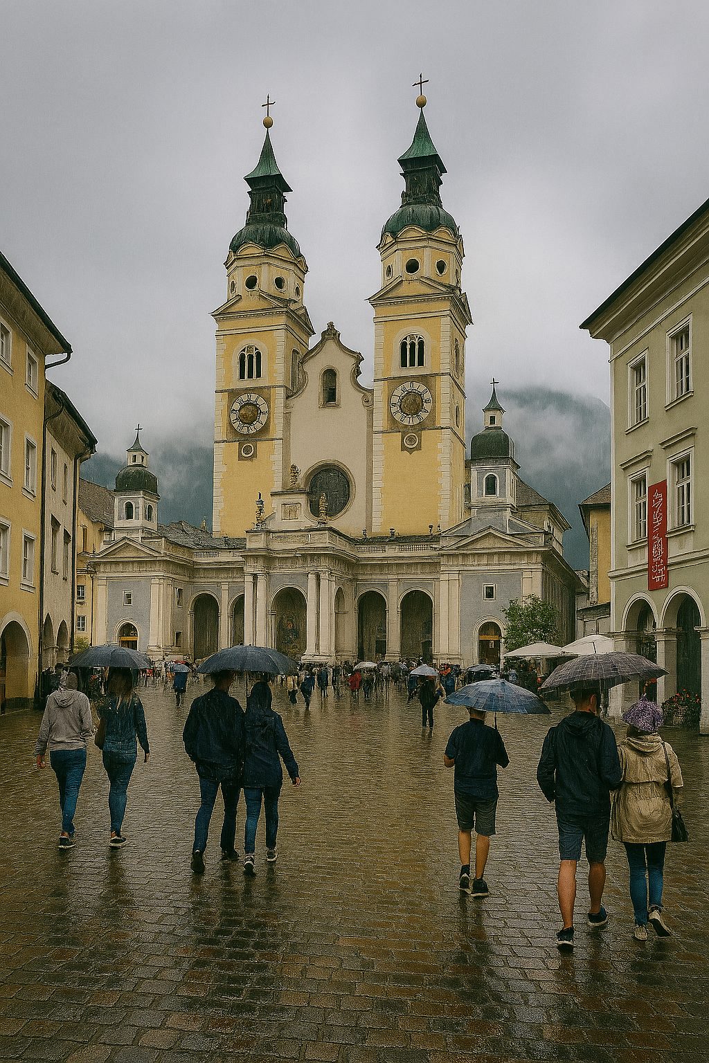 Maltempo in Alto Adige: Bressanone sotto la PIOGGIA, NEVE in Senales