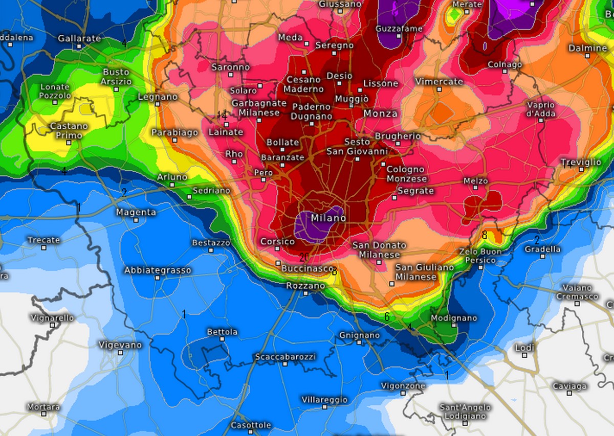 Possibile TEMPORALE in arrivo a Milano e Brianza entro le 03 di venerdì 5 settembre Possibile TEMPORALE in arrivo a Milano e Brianza entro le 03 di venerdì 5 settembre