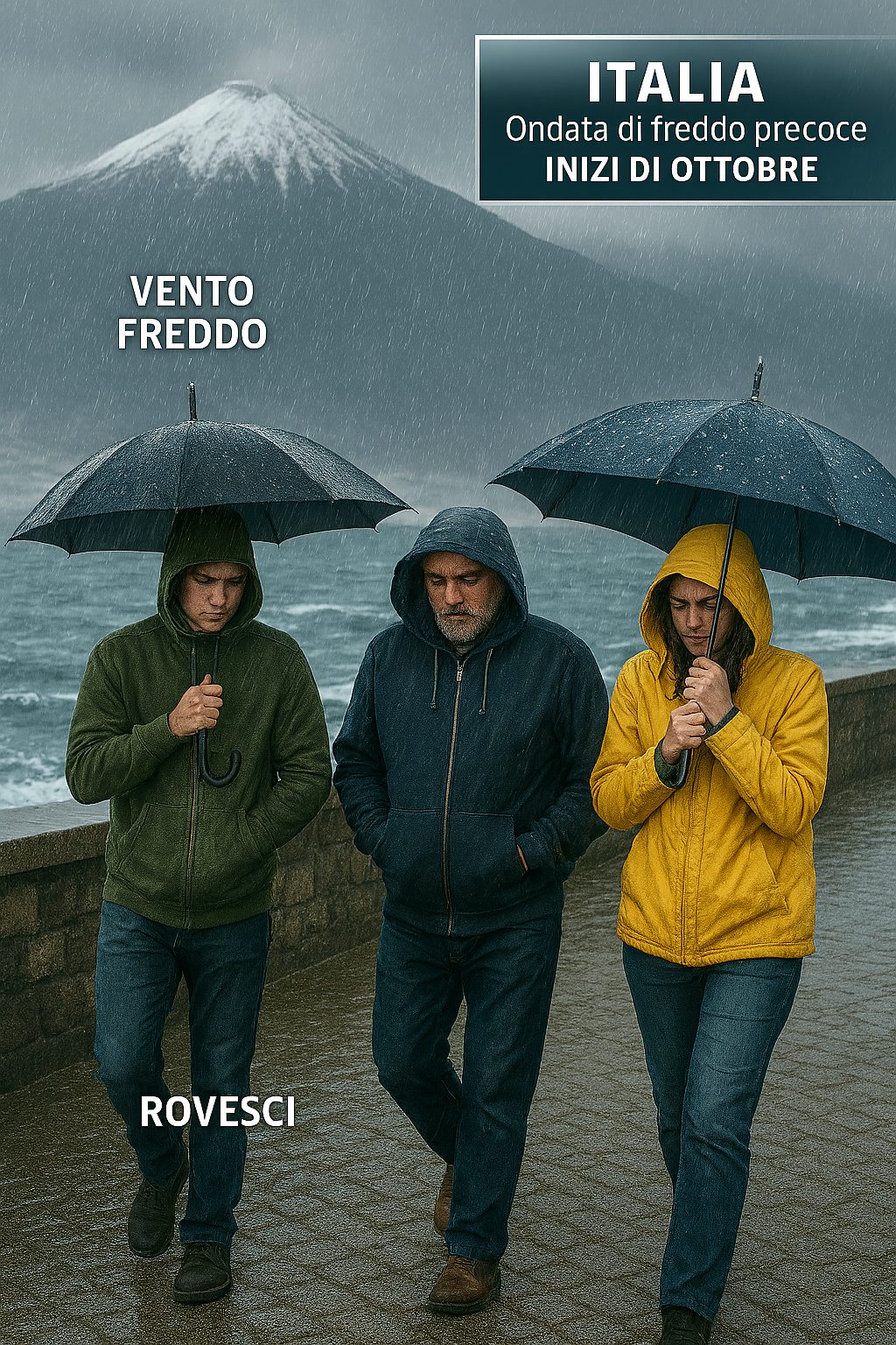Ondata di freddo precoce dal 1° ottobre: sino a -12°C sotto la media Ondata di freddo precoce dal 1° ottobre: sino a -12°C sotto la media