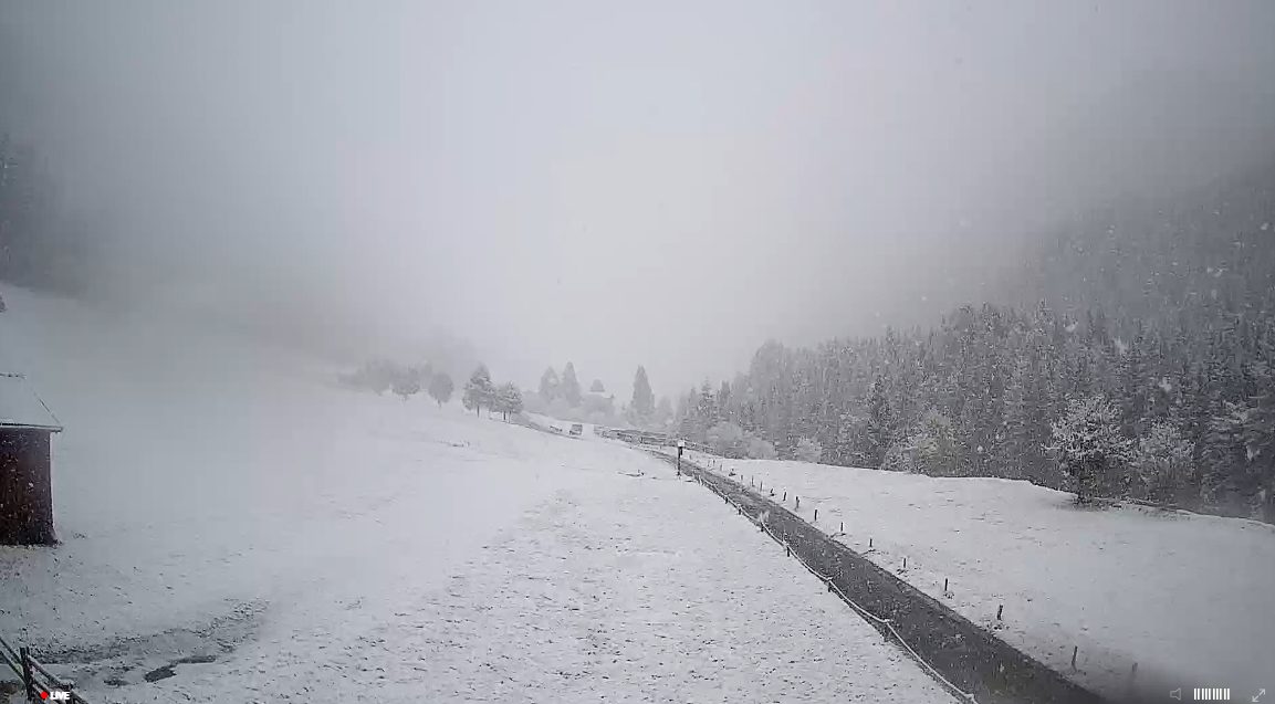 Forte nevicata in atto a… Forte nevicata in atto a…