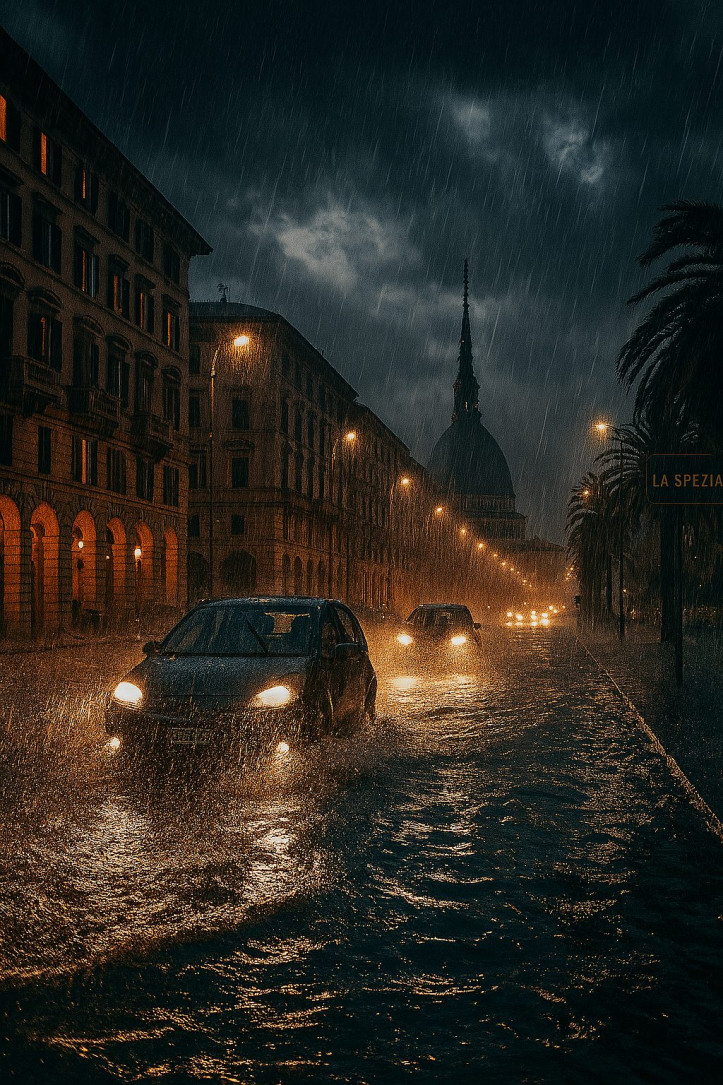 Nubifragio: alto rischio su una città nella serata di lunedì 20