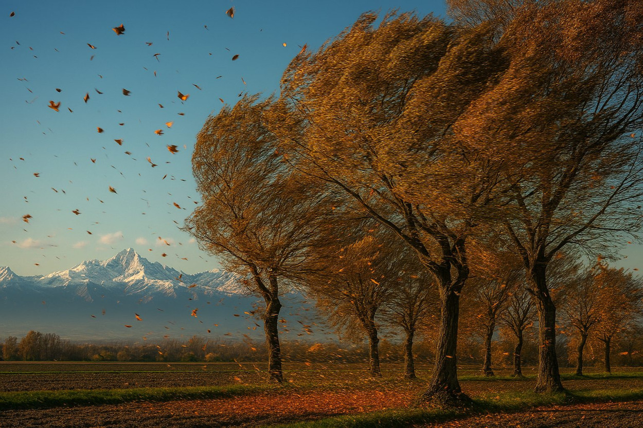 Venerdì 24 tempesta di Foehn e Maestrale