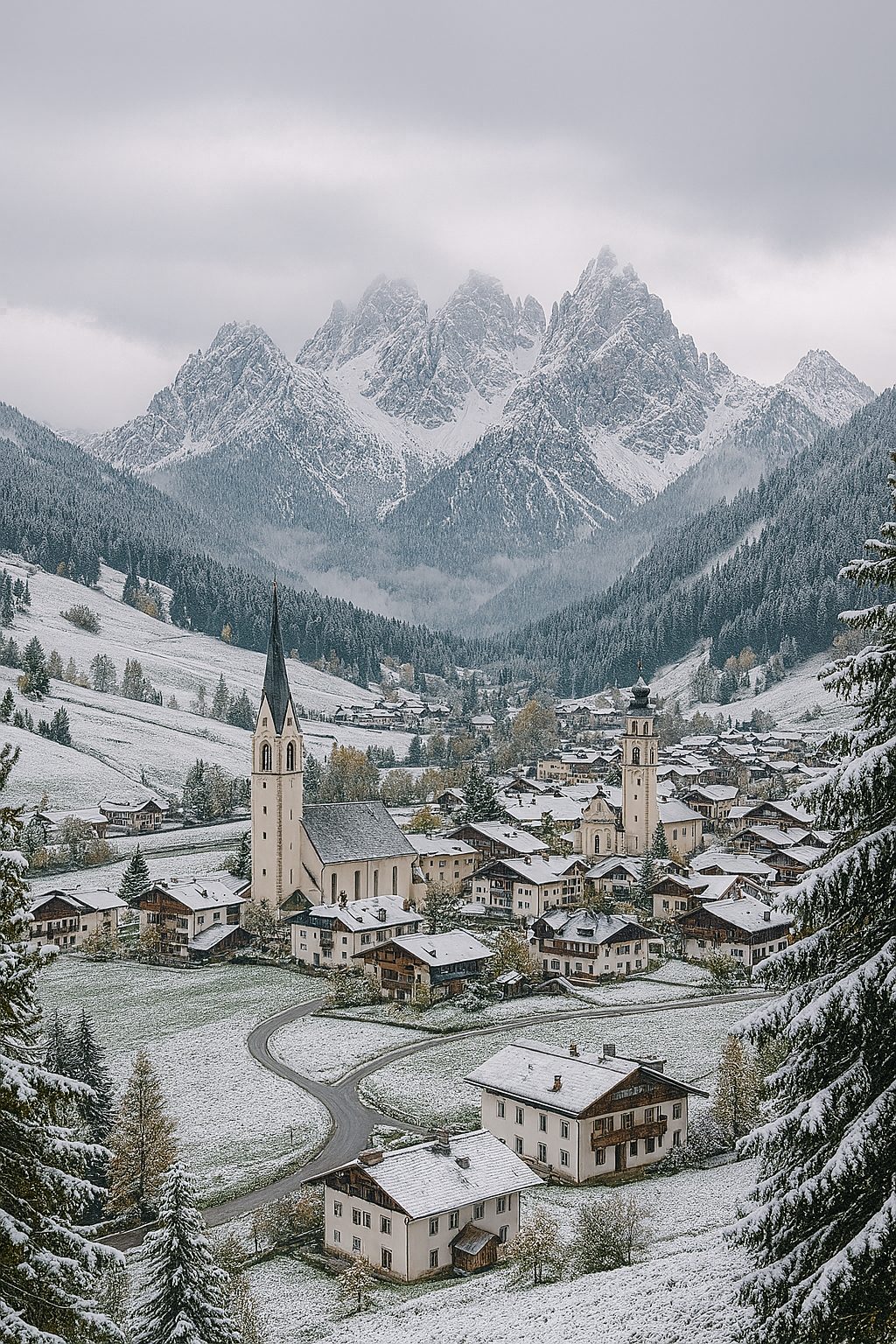 E’ arrivata la neve nel paese di Sinner: Sesto imbiancata E’ arrivata la neve nel paese di Sinner: Sesto imbiancata