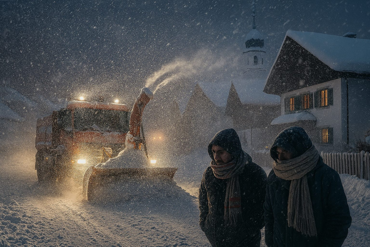 Tanta neve a bassa quota e pioggia forte lunedì 24