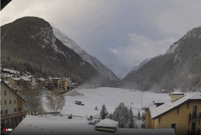 Abbondanti nevicate in Val d’Aosta