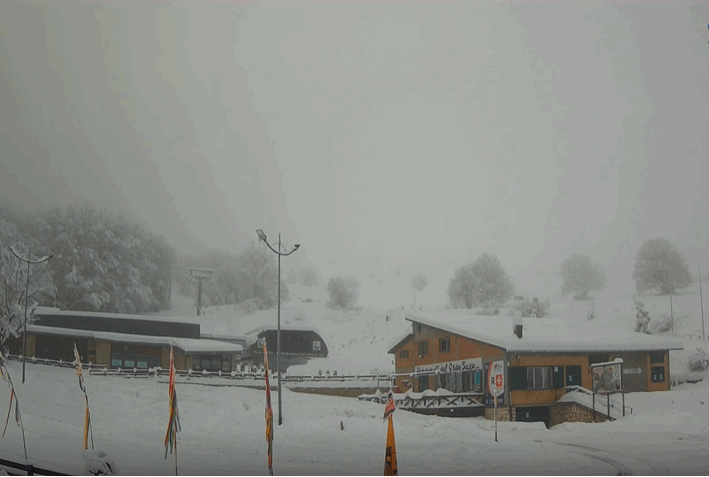 Tanta NEVE ai Prati di Tivo, sull’Appennino Abruzzese