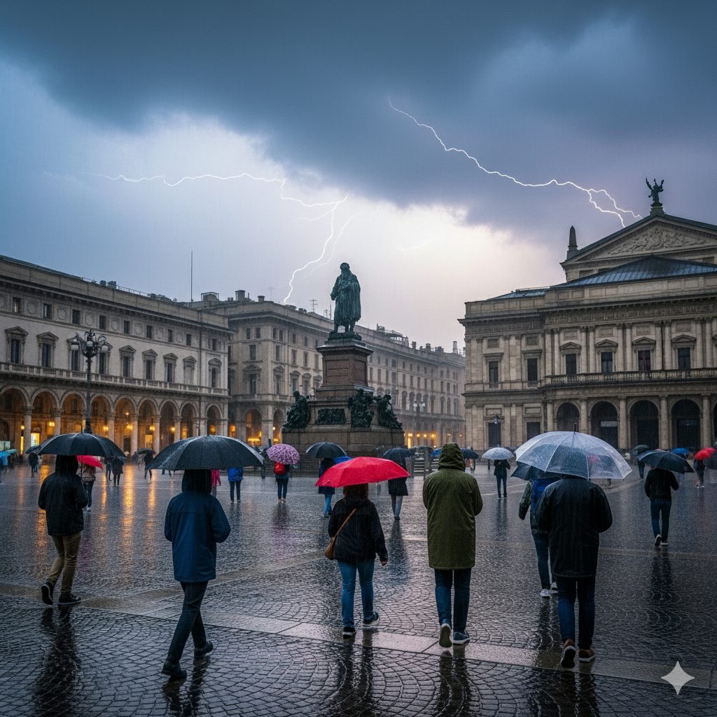Milano: piogge in arrivo, ecco quando
