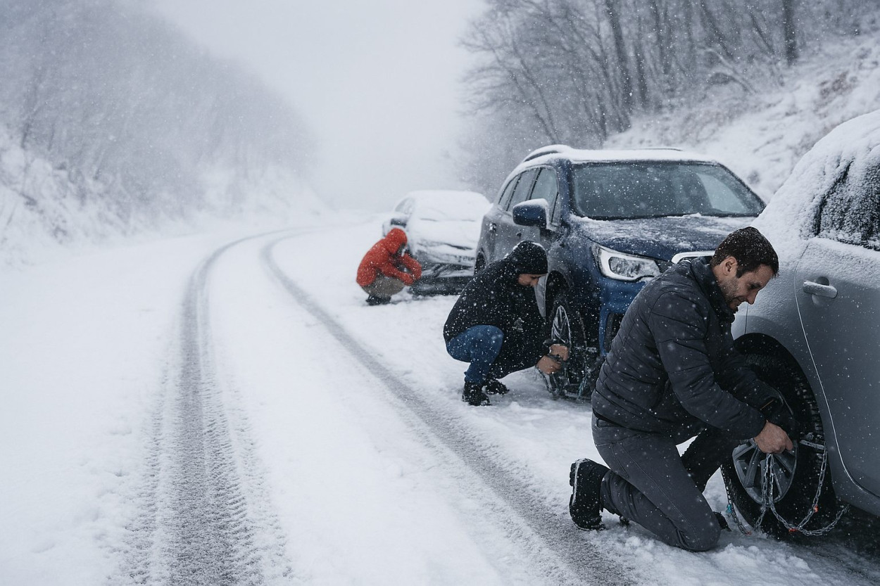 Forti nevicate a bassa quota sabato 22 su due regioni