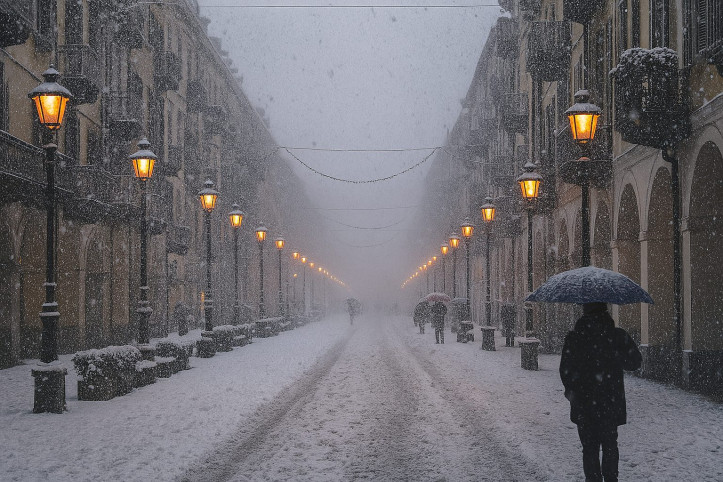 NEVE in pianura martedi 3: le aree interessate