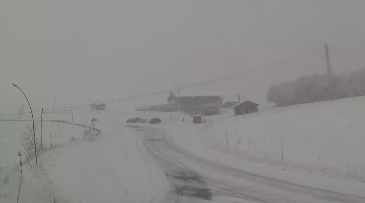 Che bufera di NEVE a Passo Lanciano in Abruzzo