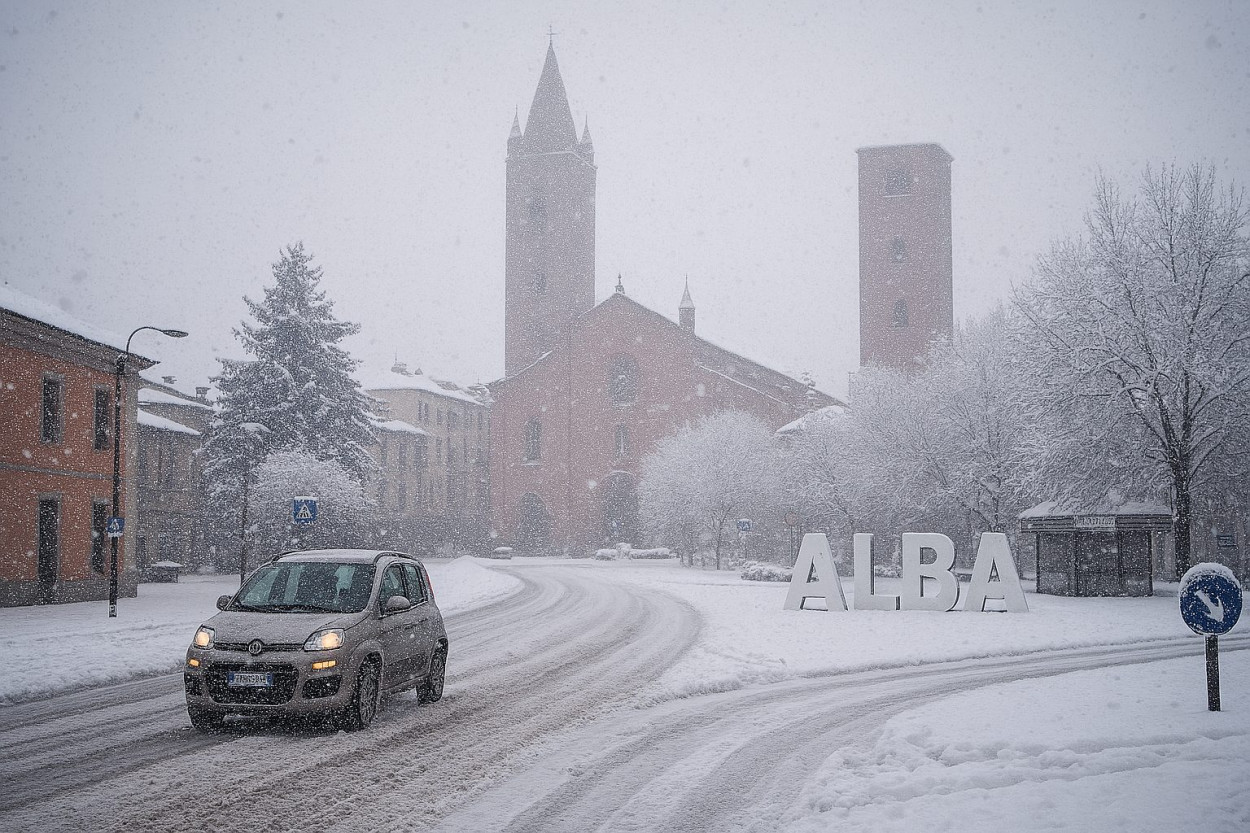 NEVE improvvisa su una regione venerdì 21 sera