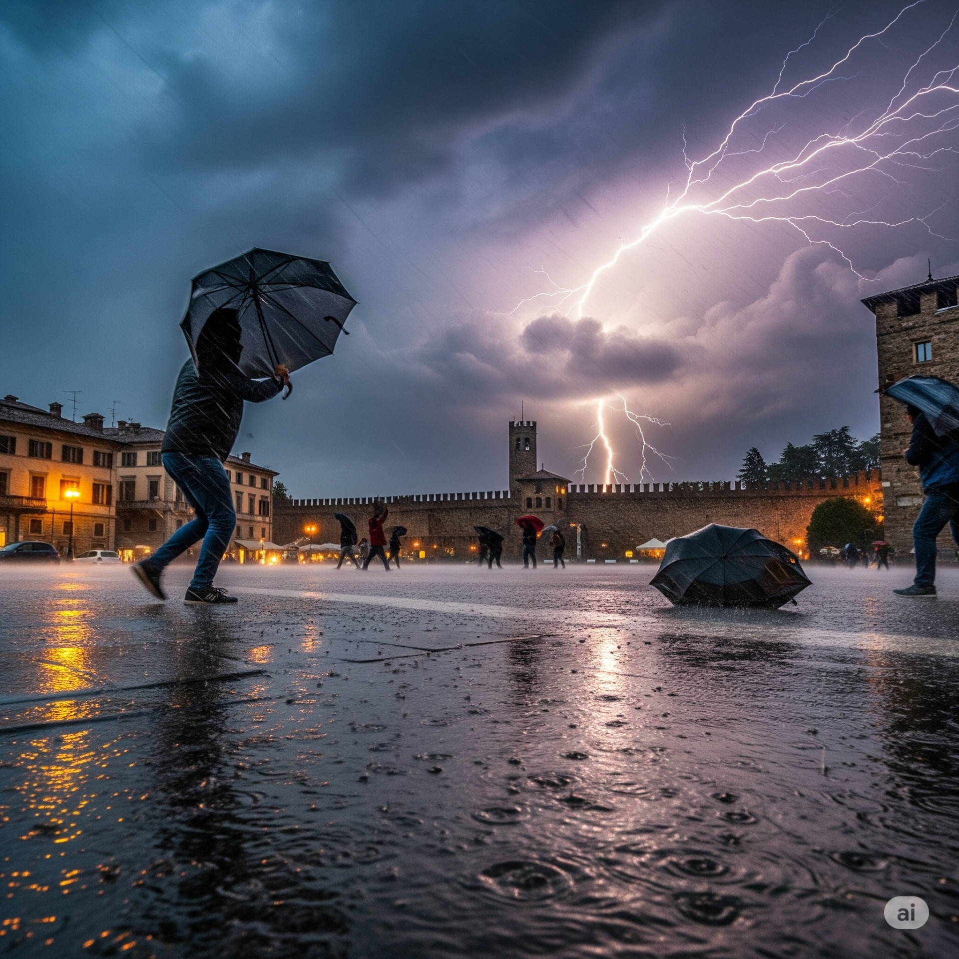 Meteo: vortice freddo in azione con pioggia e neve a quote basse