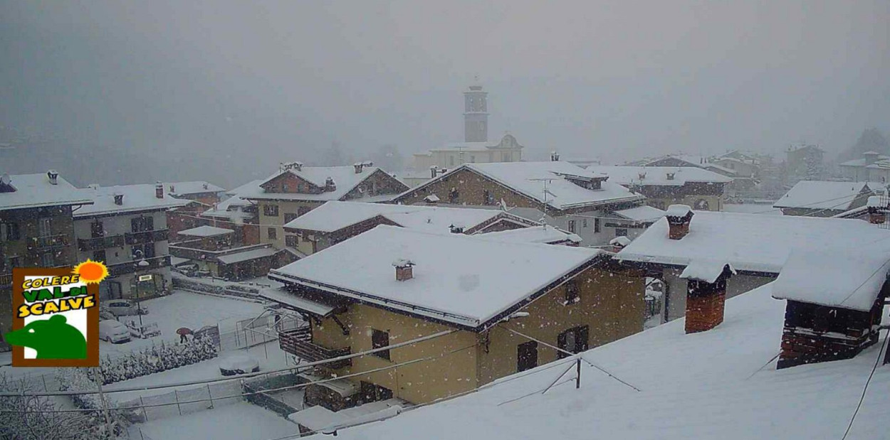 Bergamasca sotto la NEVE: la città alta ammantata