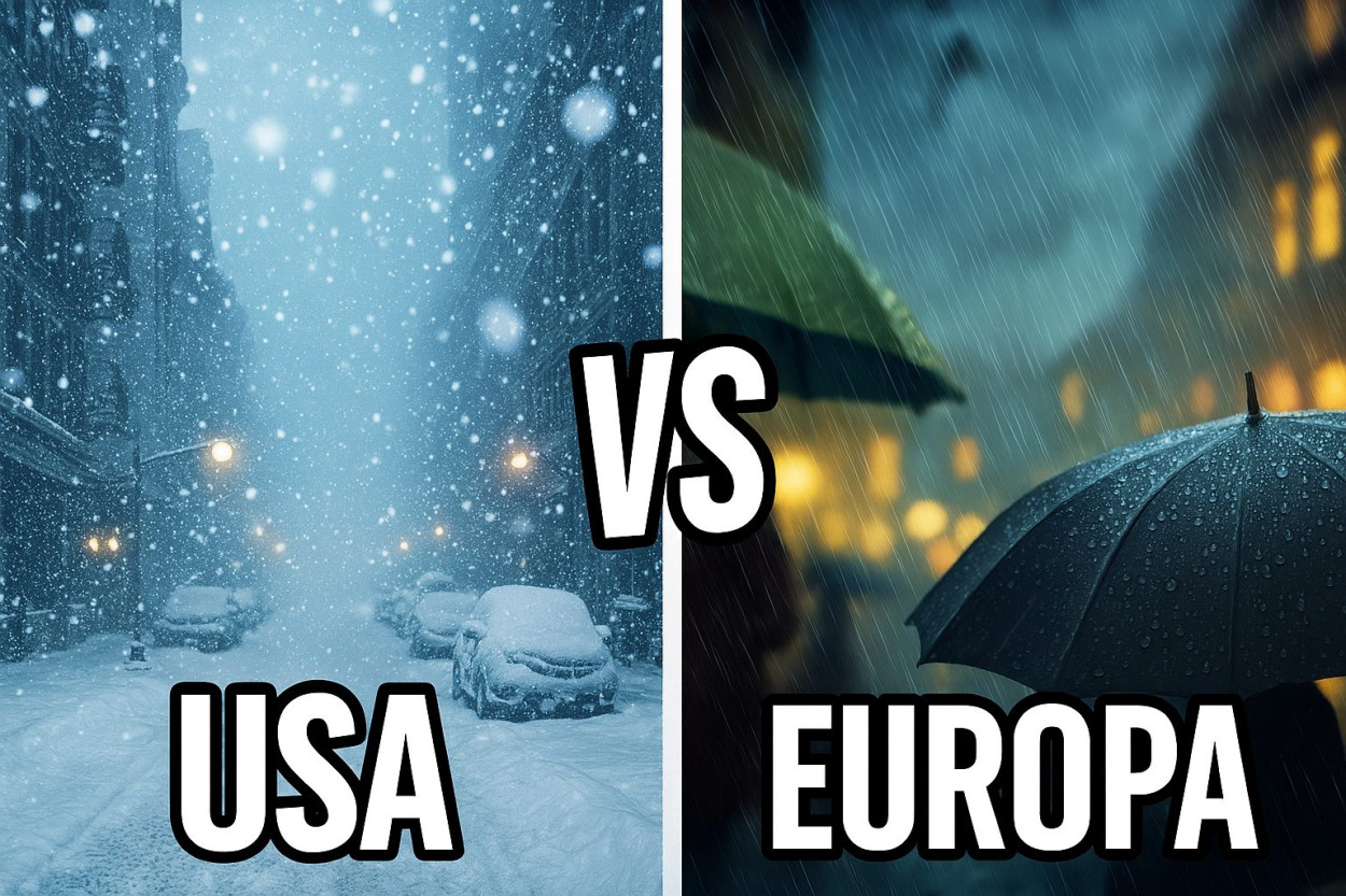 Meteo: Usa sotto tempeste di neve, in Europa pioggia autunnale, ma…