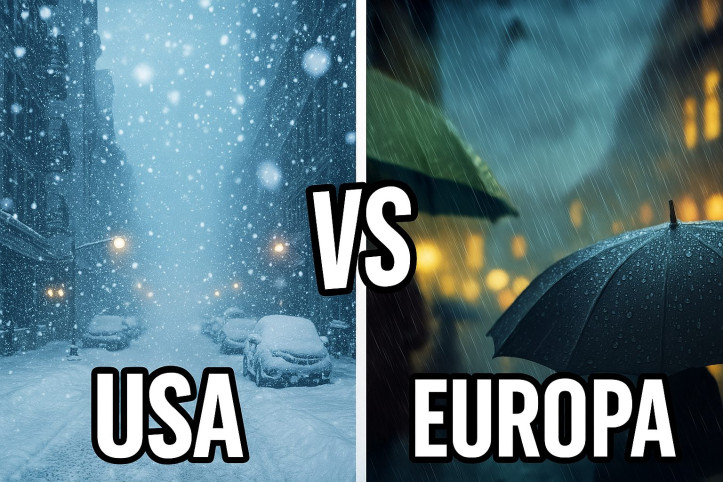 Meteo: Usa sotto tempeste di neve, in Europa pioggia autunnale, ma…