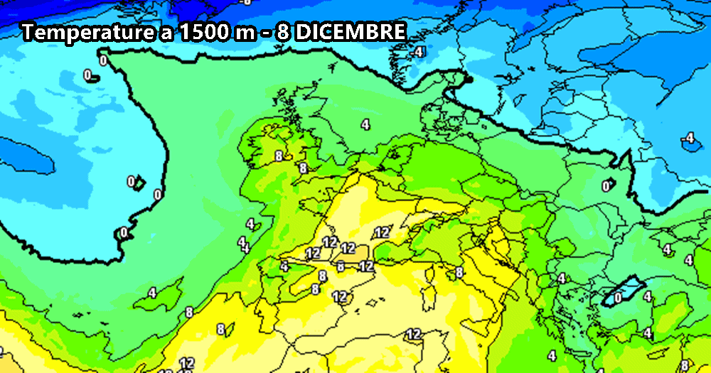 Meteo: alta pressione mangia-Inverno già ad un passo