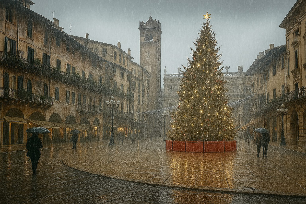 MALTEMPO per le feste di Natale con pioggia e neve