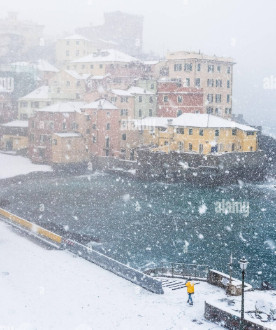 L’ultima nevicata a Genova… (video)