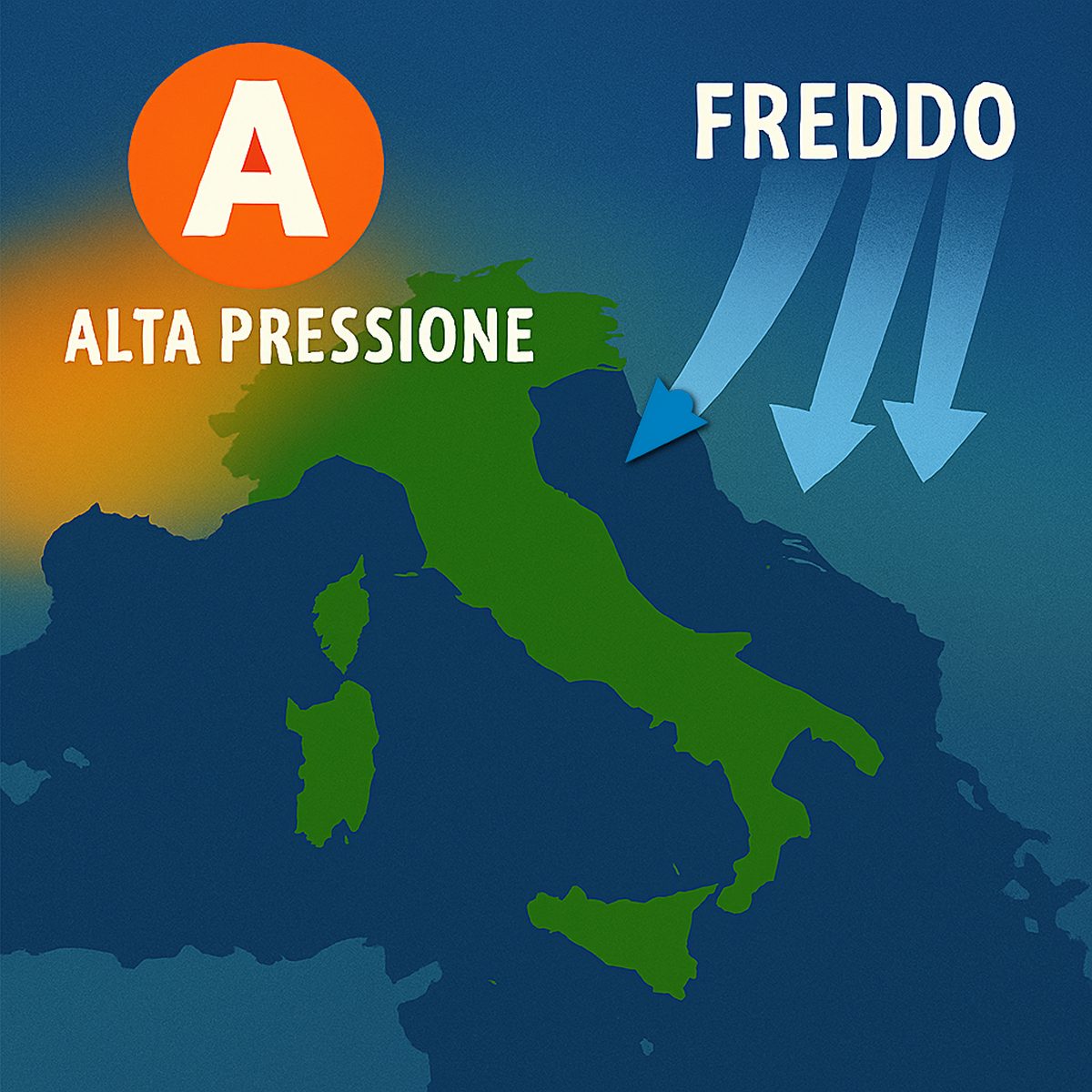 INVERNO: gelo e neve a fine anno corrono sul filo dell’anticiclone