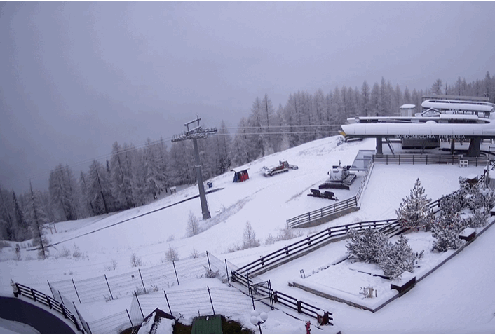 NEVICA oltre i 1000 metri sull’arco alpino occidentale