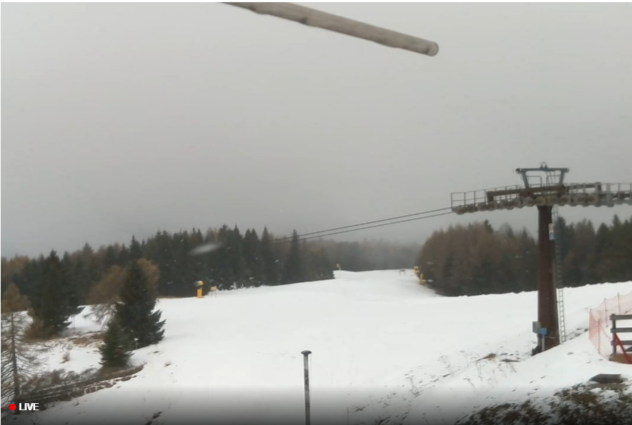 Deboli NEVICATE sul Trentino Alto Adige