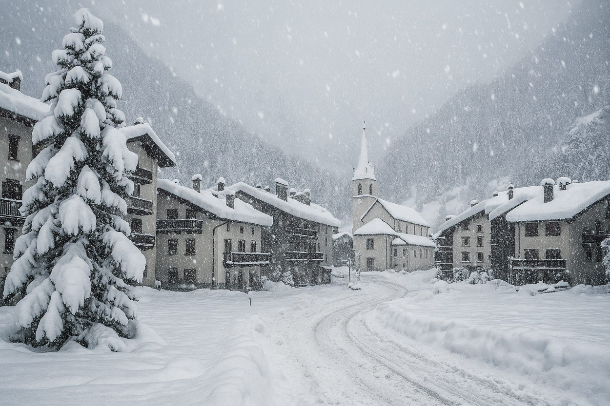 Valle d’Aosta sotto la NEVE da Cogne a Cervinia