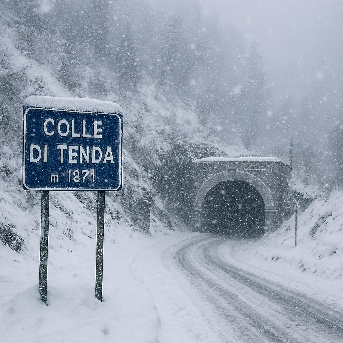 Forti NEVICATE tra Limone Piemonte e il Colle di Tenda Forti NEVICATE tra Limone Piemonte e il Colle di Tenda