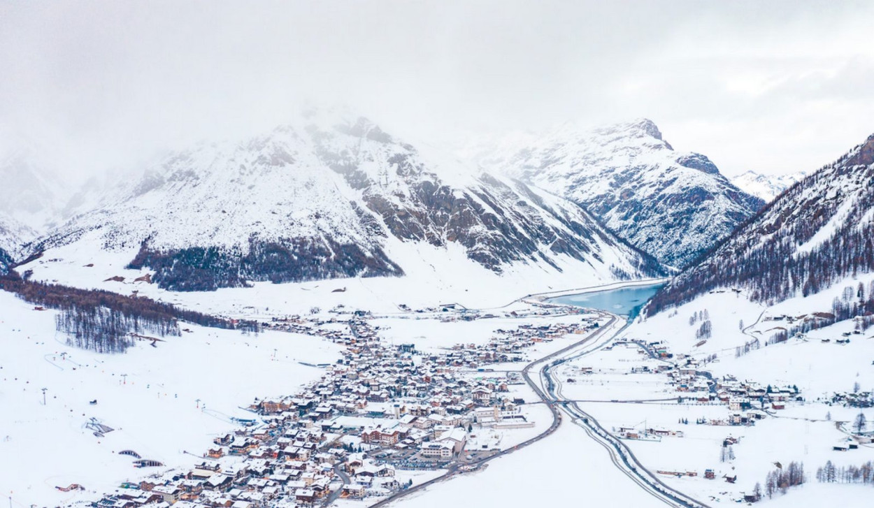 Nevica a Livigno e St.Moritz